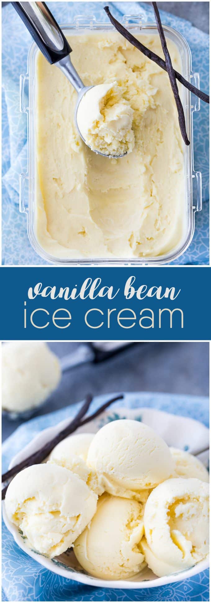 Vanilla Bean Ice Cream - I scream for vanilla beans! Get that authentic sweet flavor with this ice cream recipe.