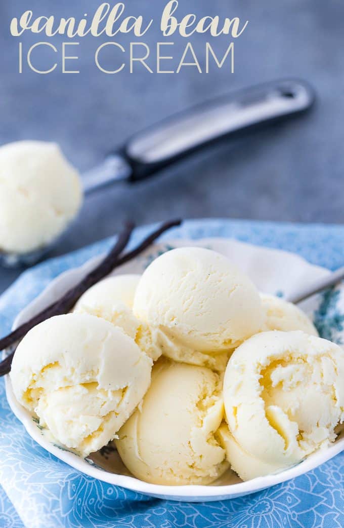 Vanilla Bean Ice Cream - I scream for vanilla beans! Get that authentic sweet flavor with this ice cream recipe.