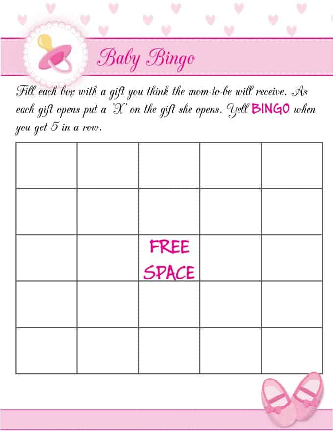 8 Free Printable Baby Shower Games for Girls - Everything you need to enjoy these fun games!