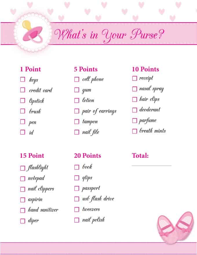 8 Free Printable Baby Shower Games for Girls - Everything you need to enjoy these fun games!