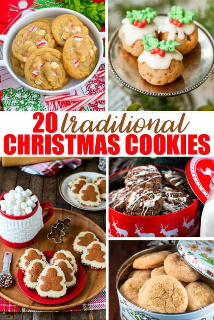 20 Traditional Christmas Cookies - Get your holiday bake-on with this mouthwatering list of sweet treats!