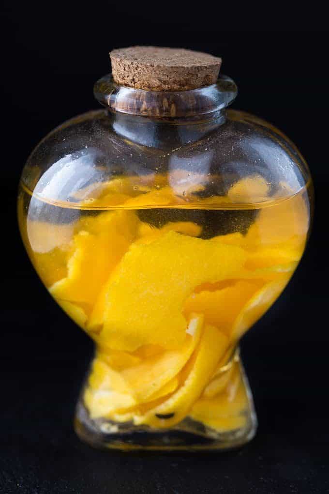 Homemade Orange Extract - Vodka + orange peels is all you'll need for this simple DIY extract!