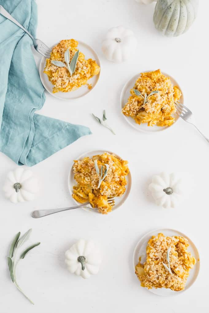 Pumpkin Macaroni & Cheese - Creamy, cheesy and absolutely delicious! If you haven't added pumpkin to your mac and cheese, you are missing out.