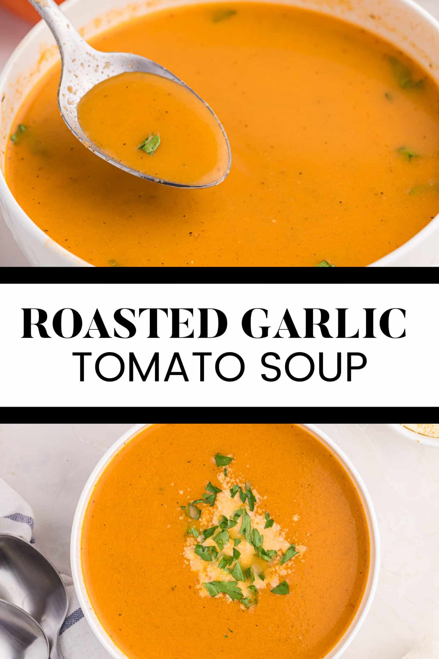 Roasted Garlic and Tomato Soup Recipe Simply Stacie