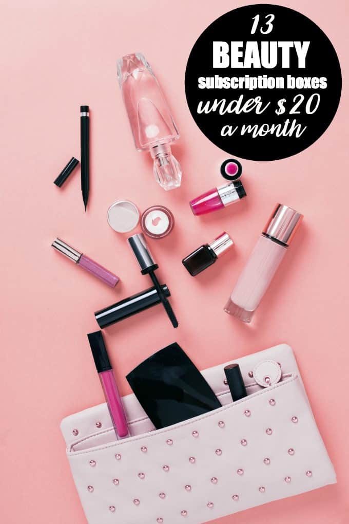 13 Beauty Subscription Boxes Under $20 a Month - Buy one for yourself or give away as a gift for someone special in your life!