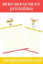 Debt Repayment Printables - Simply Stacie