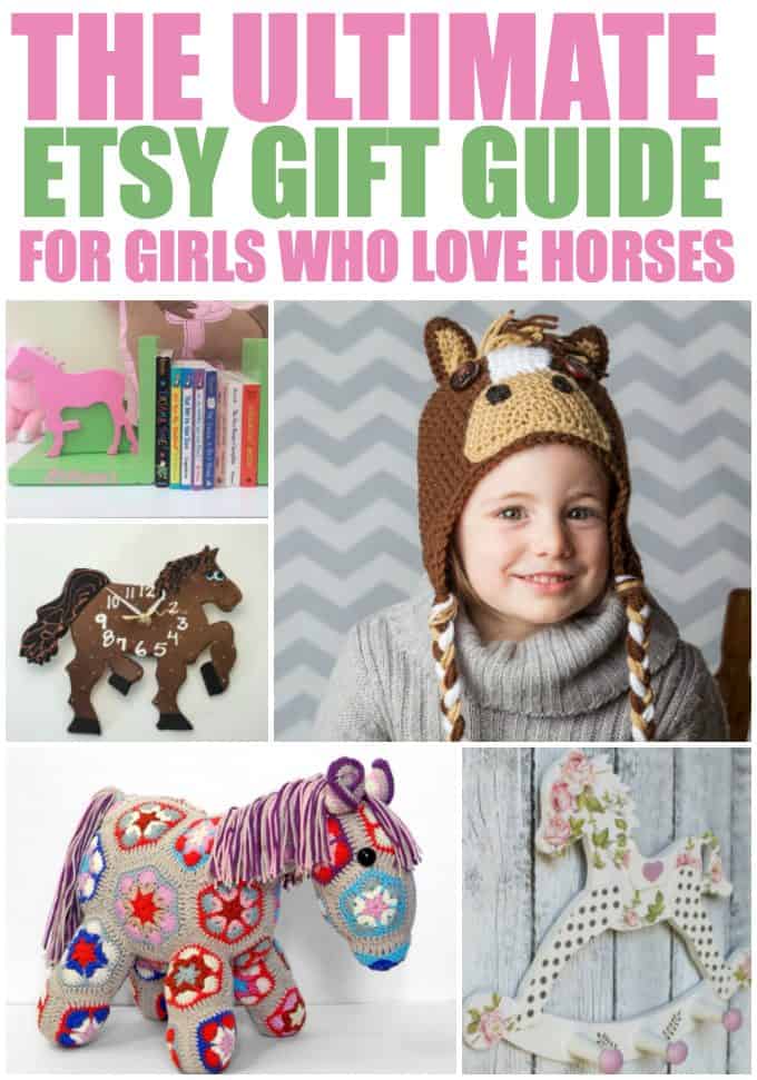 The Ultimate Etsy Gift Guide for Girls Who Love Horses - Find the perfect giving for the your horse lovin' little one!