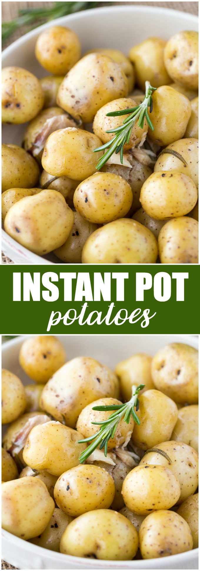 Instant Pot Potatoes - Make the fastest potatoes ever with this pressure cooker recipe! These buttery baby potatoes in the Instant Pot are super tender and ready in just minutes.