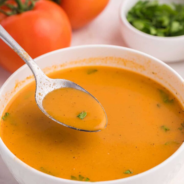 Roasted Garlic and Tomato Soup Recipe Simply Stacie