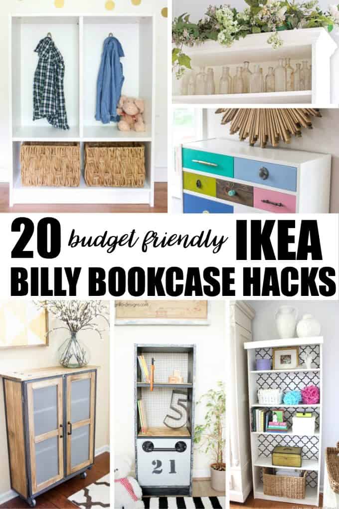 20 Budget Friendly IKEA Billy Bookcase Hacks - Simply Stacie