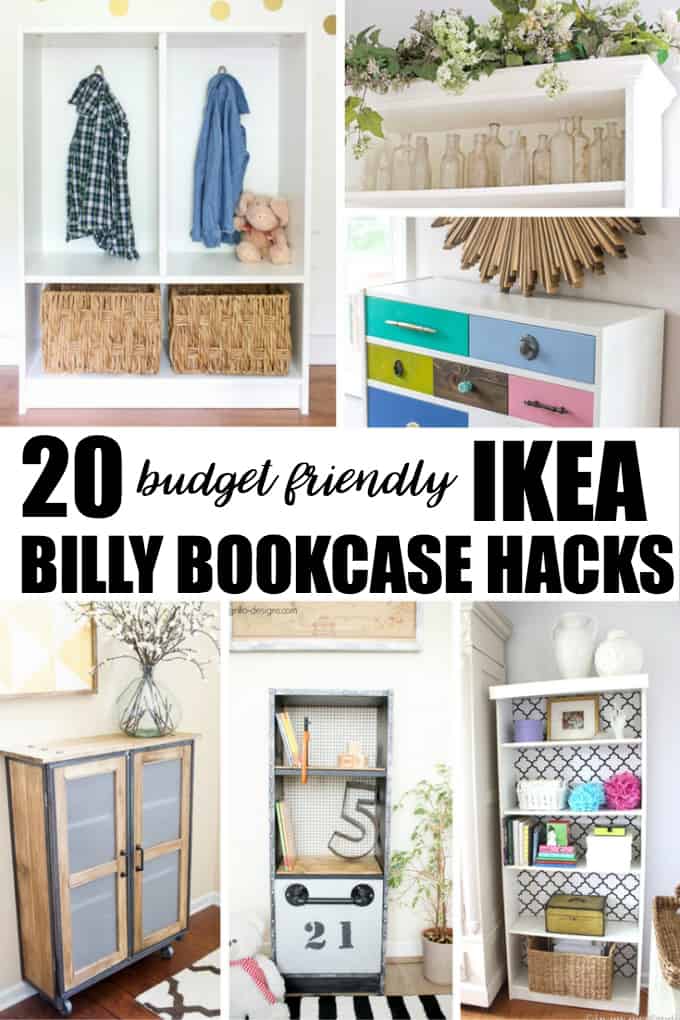 Budget Friendly Ikea Billy Bookcase Hacks Simply Stacie
