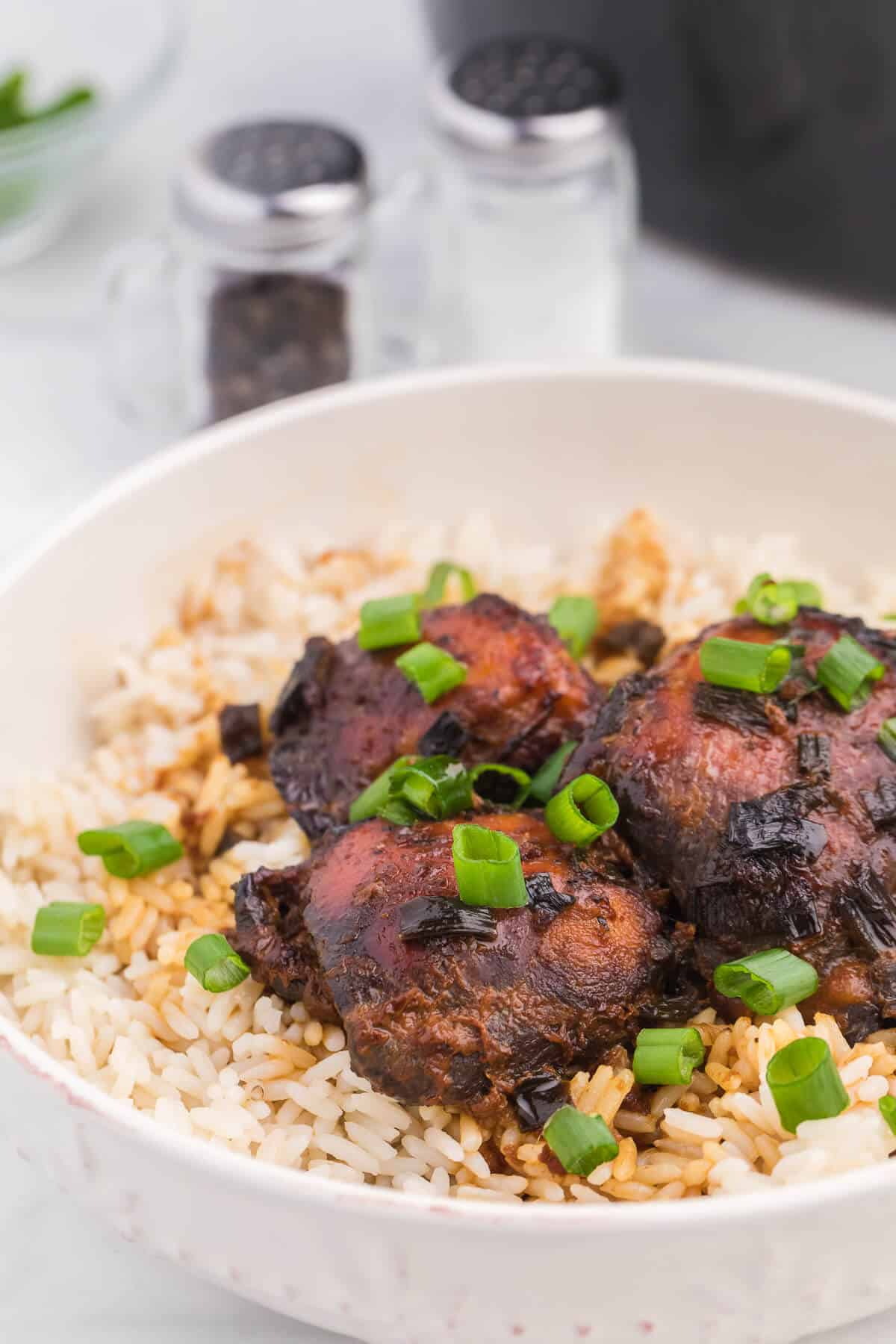 Peking Chicken - If you love Peking Duck, give the chicken version a try! It's tender, flavorful and cooked to perfection in the slow cooker.