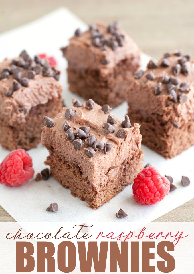 Chocolate Raspberry Brownies by Simply Stacie