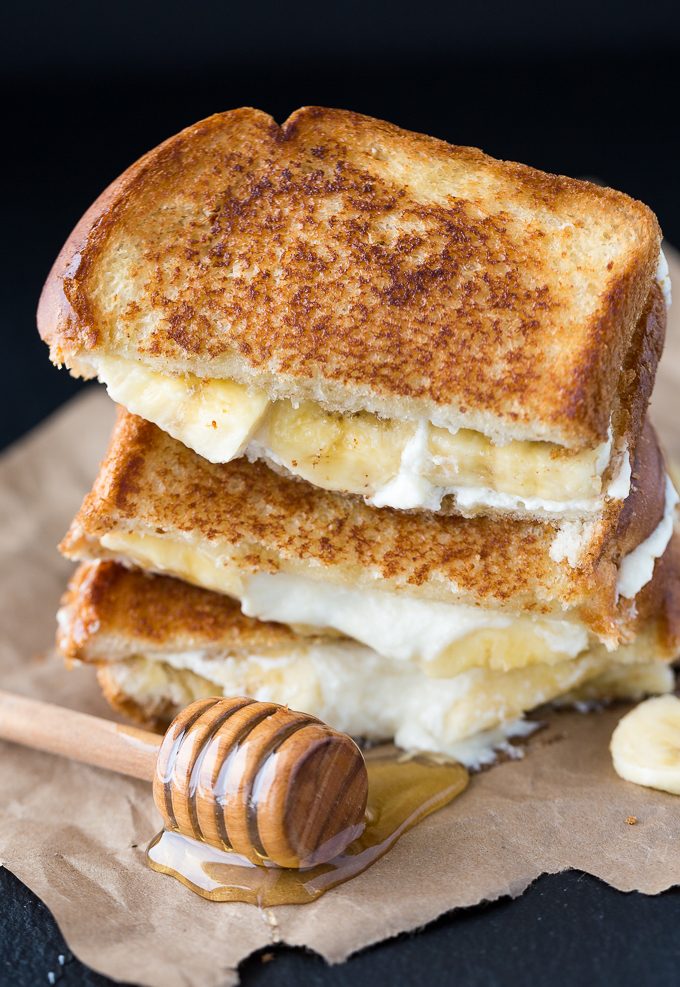 Honey Banana Grilled Cheese Sandwich Simply Stacie