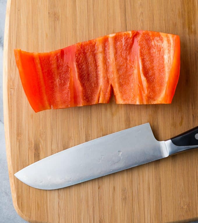 The Easiest Way to Cut a Bell Pepper - Once you learn this chopping hack, you'll never go back!