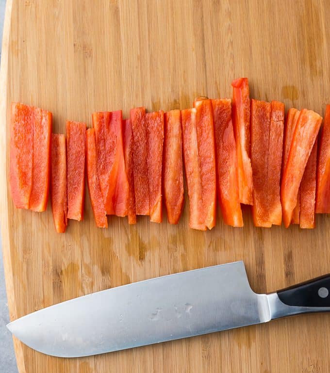 The Easiest Way to Cut a Bell Pepper - Once you learn this chopping hack, you'll never go back!