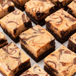 The recipe cut into bars.