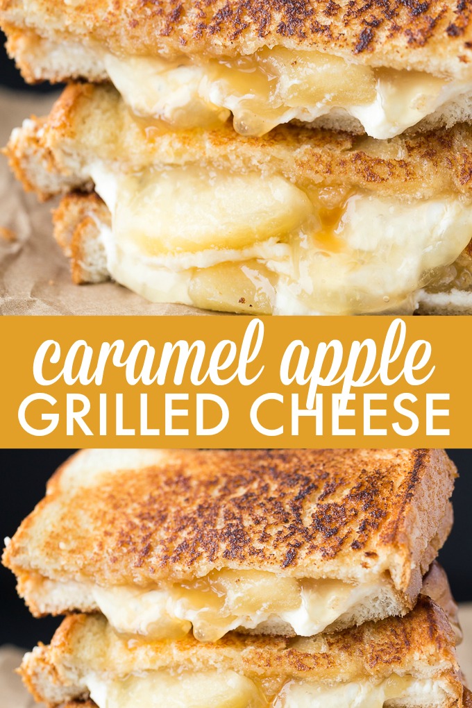Caramel Apple Grilled Cheese Sandwich Simply Stacie