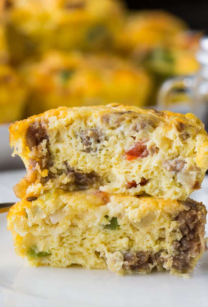 Spicy Egg Muffins - Prepare for a flavour explosion! This bite-sized breakfast packs a spicy punch and is super easy to whip up.