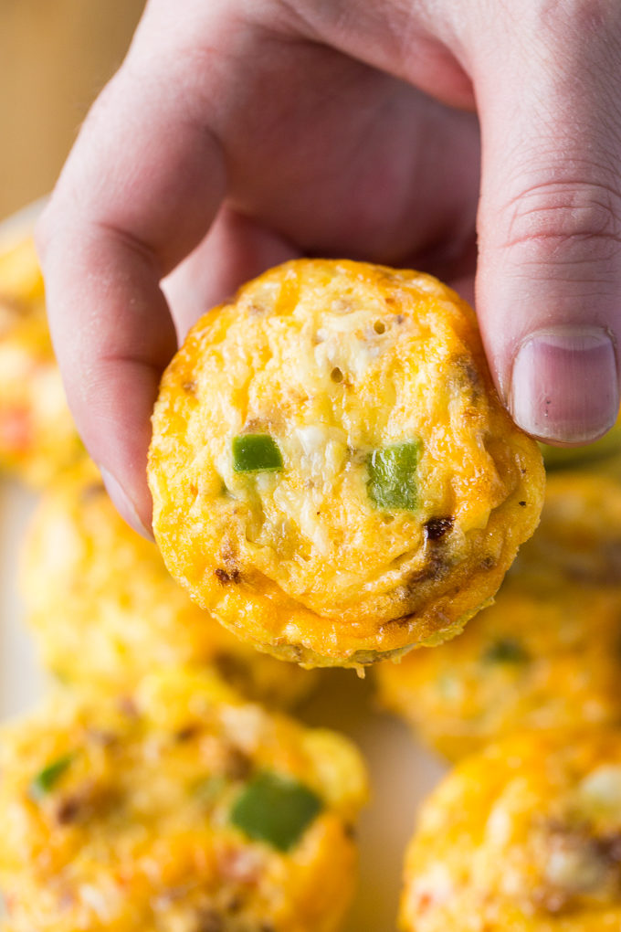 Spicy Egg Muffins - Prepare for a flavour explosion! This bite-sized breakfast packs a spicy punch and is super easy to whip up.