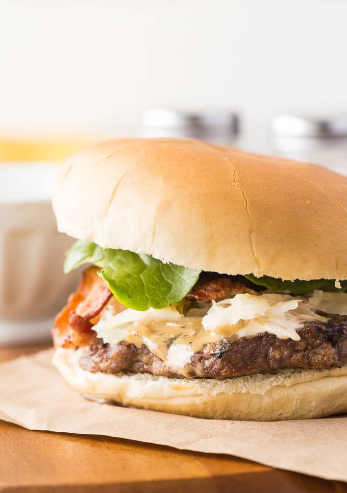 Ultimate Maritime Burger - Juicy and full of flavour with an Atlantic Canada twist! 
