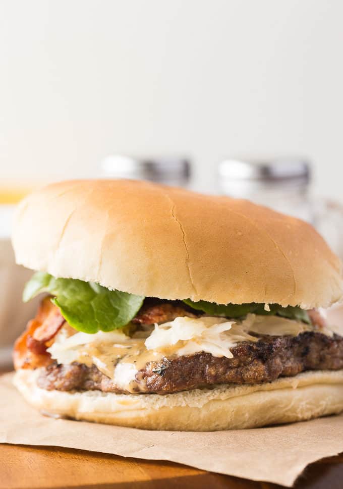 Ultimate Maritime Burger - Juicy and full of flavour with an Atlantic Canada twist! 