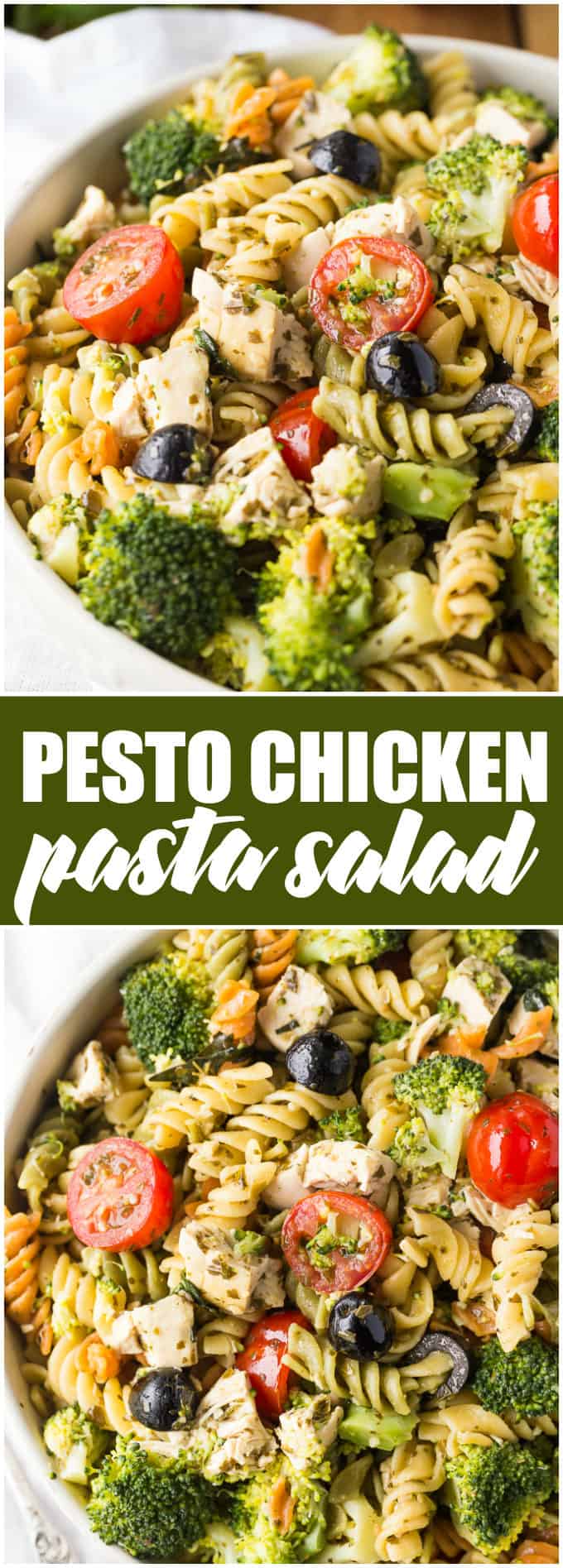 Pesto Chicken Pasta Salad - Simply Stacie