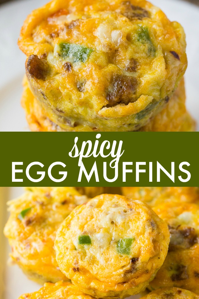 Spicy Egg Muffins - Prepare for a flavour explosion! This bite-sized breakfast packs a spicy punch and is super easy to whip up.