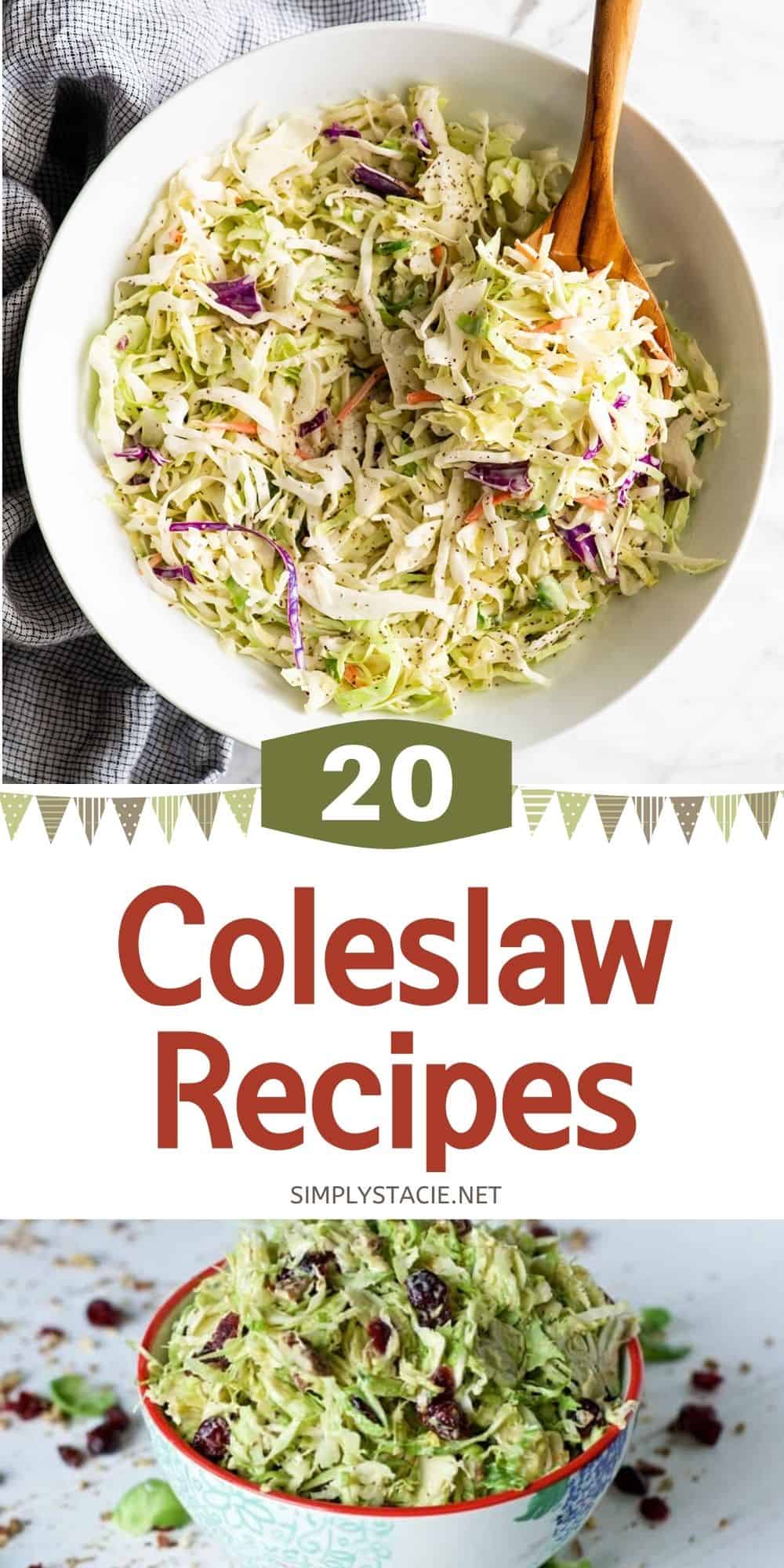 20 Coleslaw Recipes to Make This Summer - Serve up some deliciousness at your next BBQ or picnic!