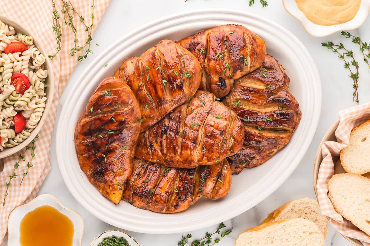 Maple Dijon Grilled Chicken