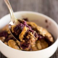 Blackberry Cobbler in a Cast-Iron Skillet