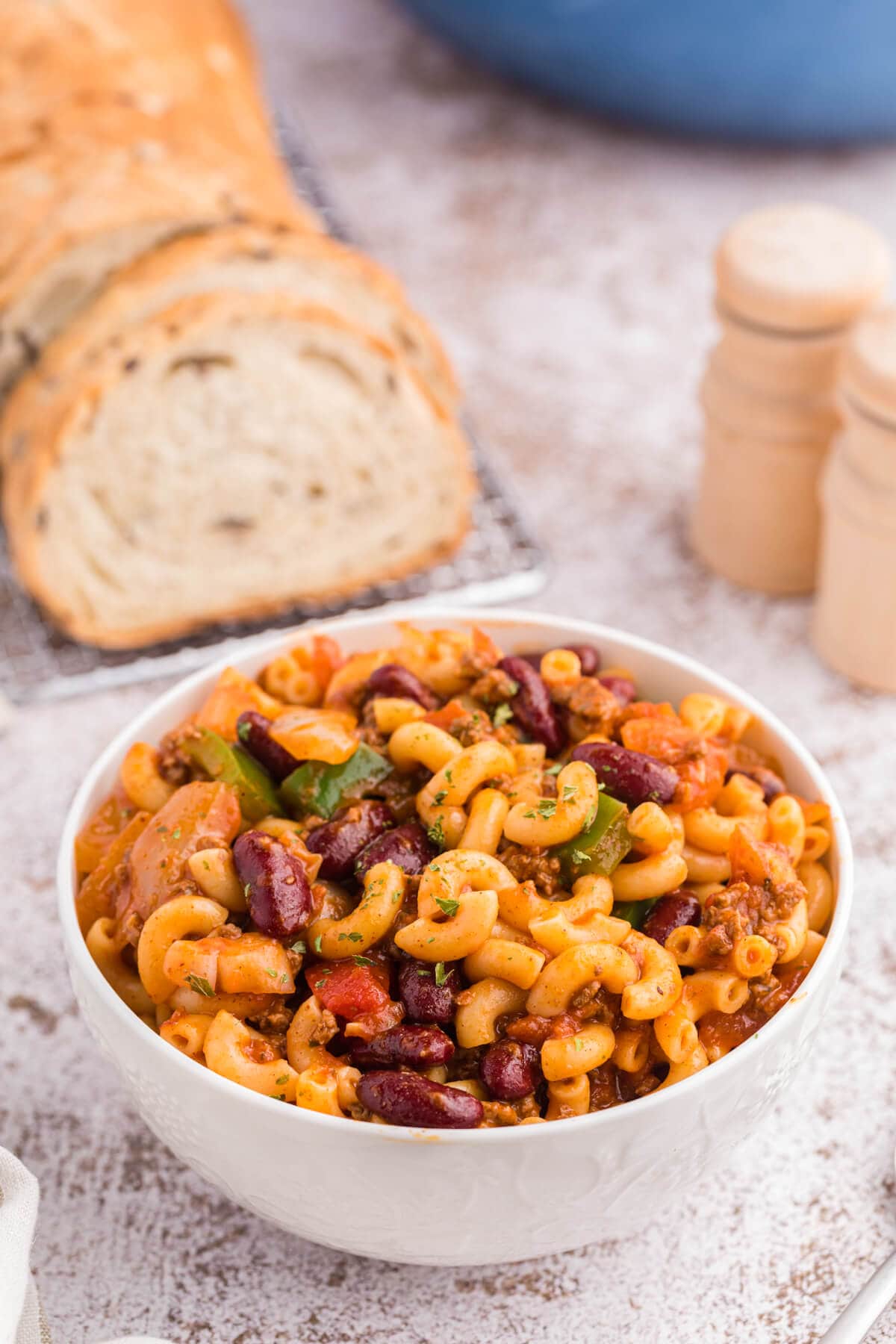 The recipe in a white bowl.