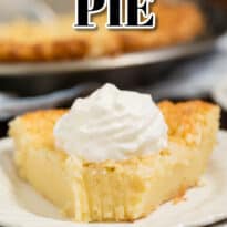 Impossible Pie - The easiest pie you will ever bake! It magically forms its own crust plus two delicious layers while baking.