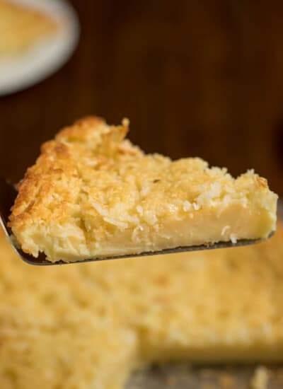 Impossible Pie - The easiest pie you will ever bake! It magically forms its own crust plus two delicious layers while baking.