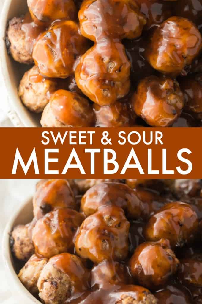 Sweet and Sour Meatballs - Your favorite Chinese dish becomes a crowd-pleasing appetizer. These easy meatballs are smothered in a sweet and tangy sauce and ready in 30 minutes.