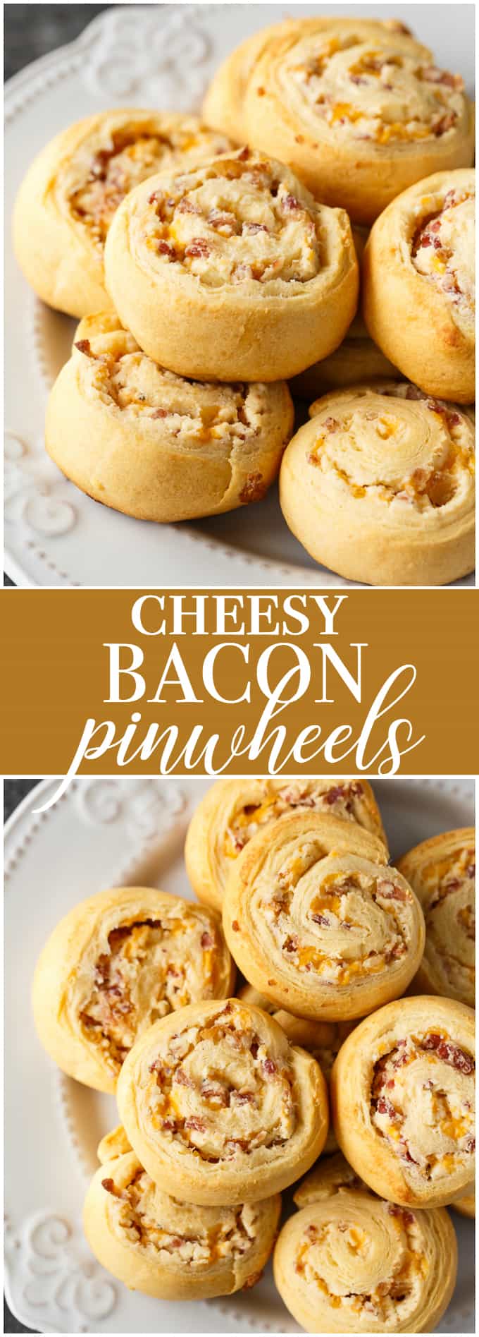 Cheesy Bacon Pinwheels - Simply Stacie