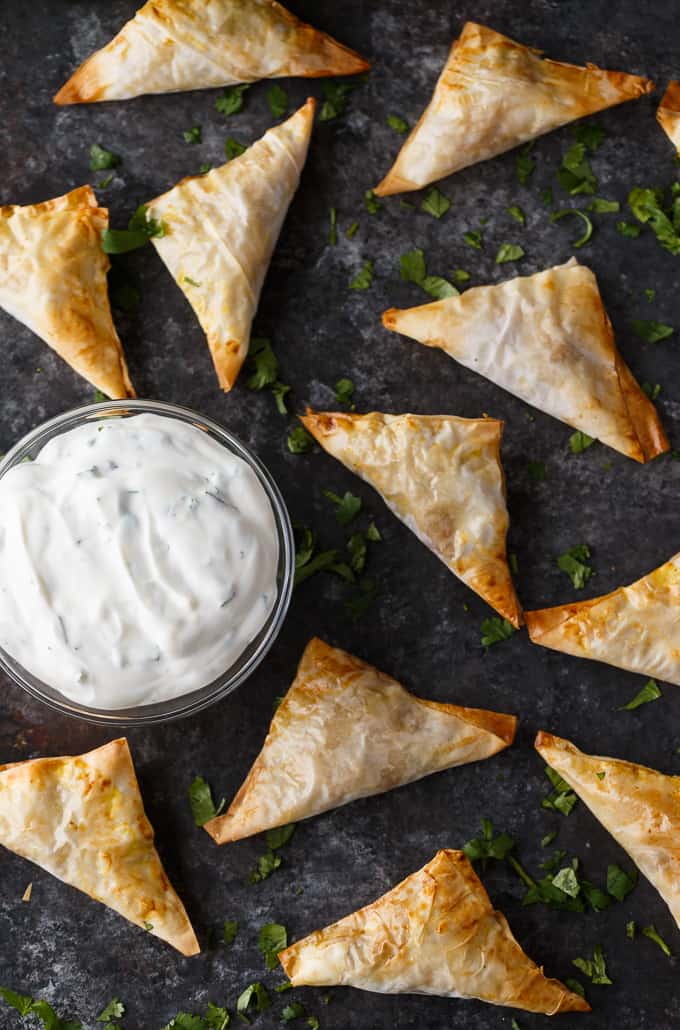 Avocado Toast Pockets - This brunch staple is wrapped in crispy phyllo dough for a new take on a trendy classic. Packed with corn, red onion, chili powder, and cilantro.