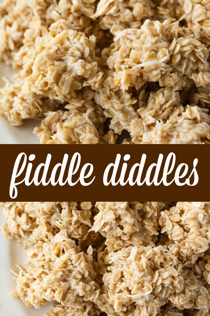Fiddle Diddles - No-bake cookie alert! Oats and coconut combine in these buttery sweet treats.