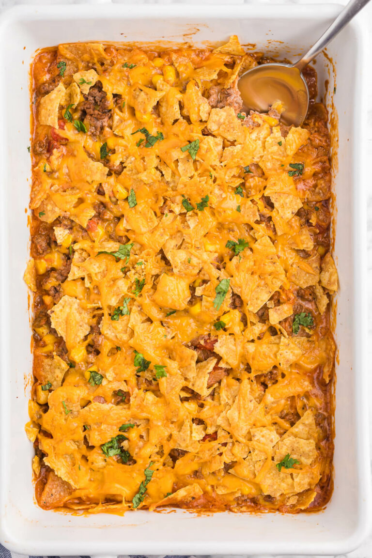 Beef Nacho Bake