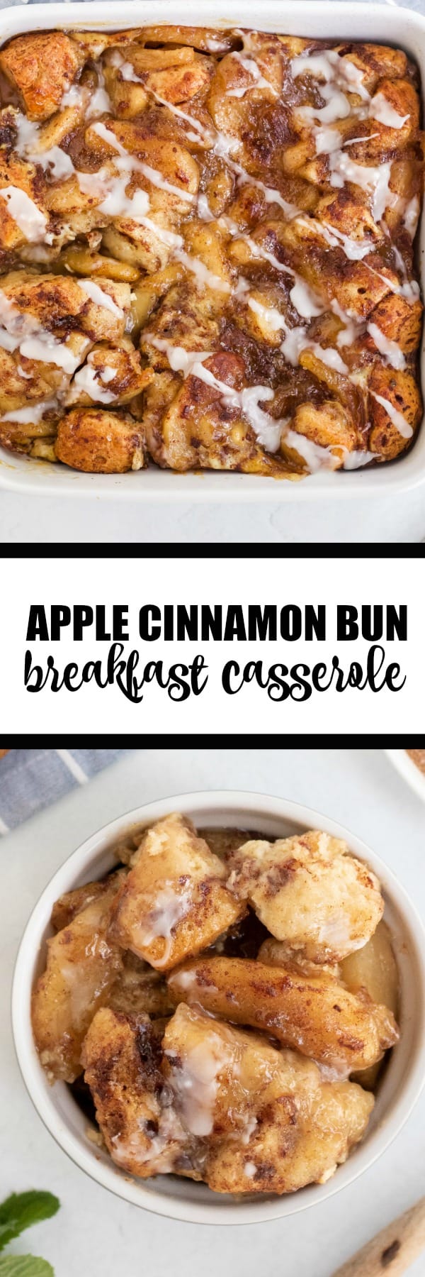 Apple Cinnamon Bun Breakfast Casserole Simply Stacie