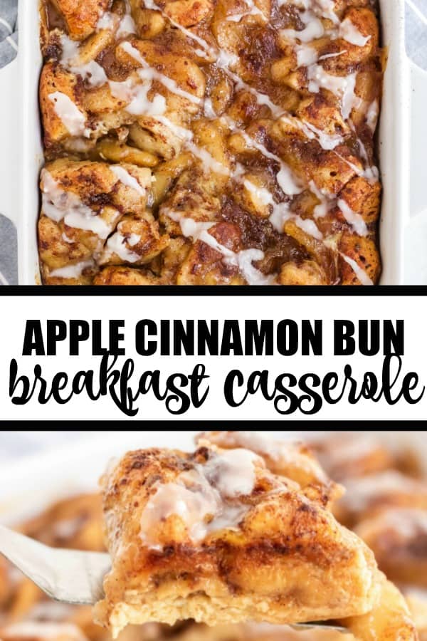 Apple Cinnamon Bun Breakfast Casserole Simply Stacie