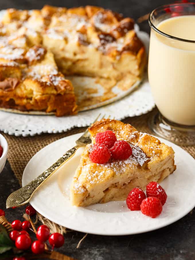 Eggnog Bread Pudding - Simply Stacie