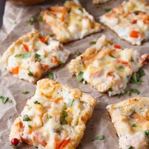 Festive Seafood Pizza