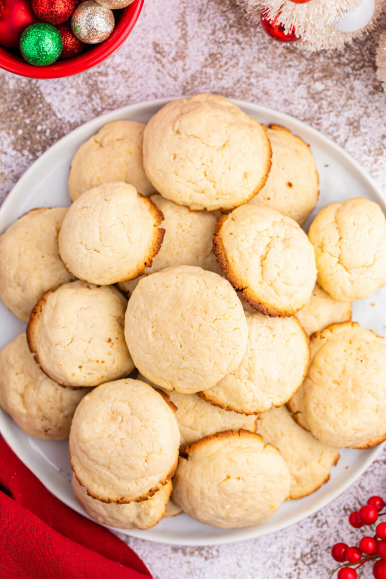 Cookies on a plate.