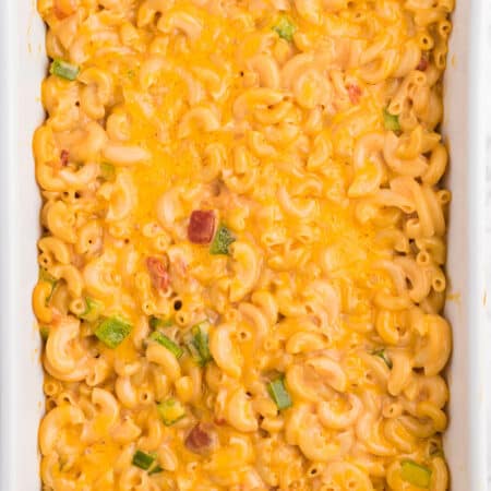 Salsa Macaroni & Cheese - Classic mac and cheese with a Tex Mex twist! Spice levels can be controlled by using medium or hot salsa, which is a great compliment to the cheesy, creamy sauce.