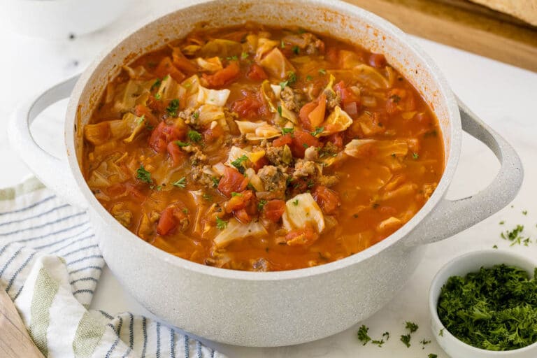 Sausage & Cabbage Soup