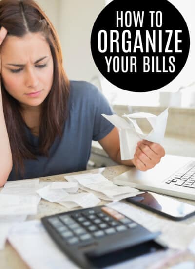 How to Organize Your Bills