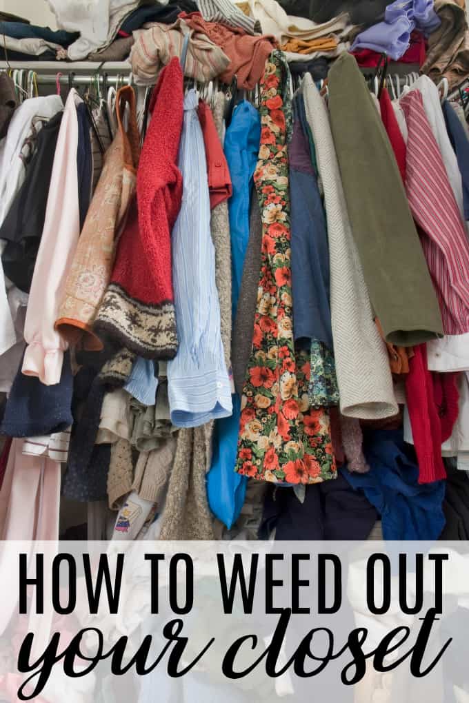 How to Weed Out Your Closet