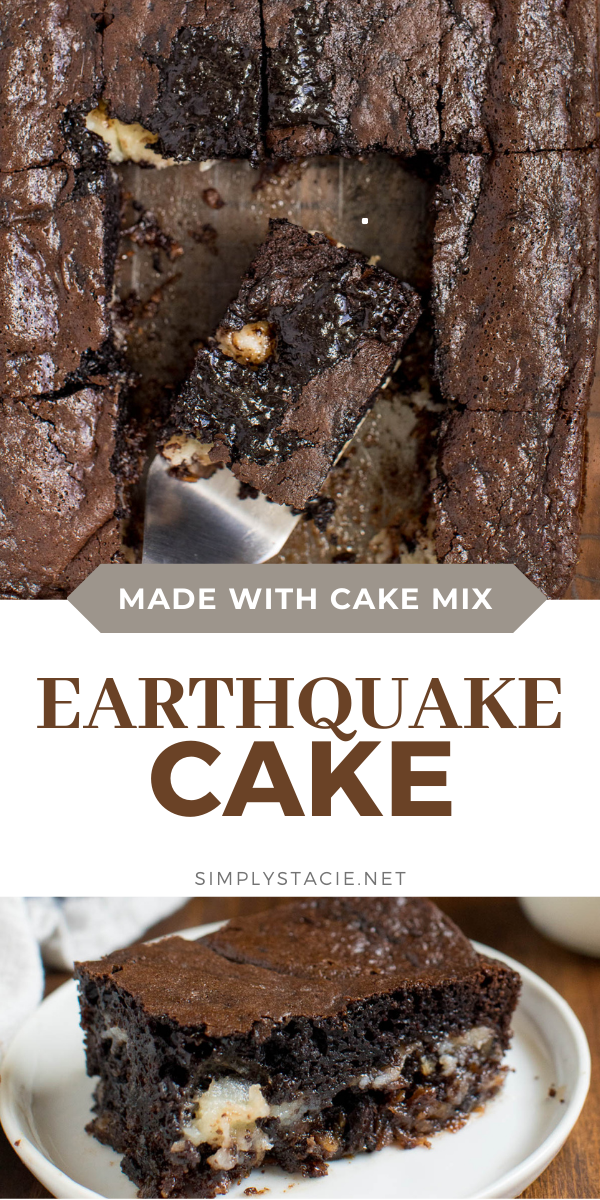 Earthquake Cake Recipe {Made with Cake Mix!} Simply Stacie