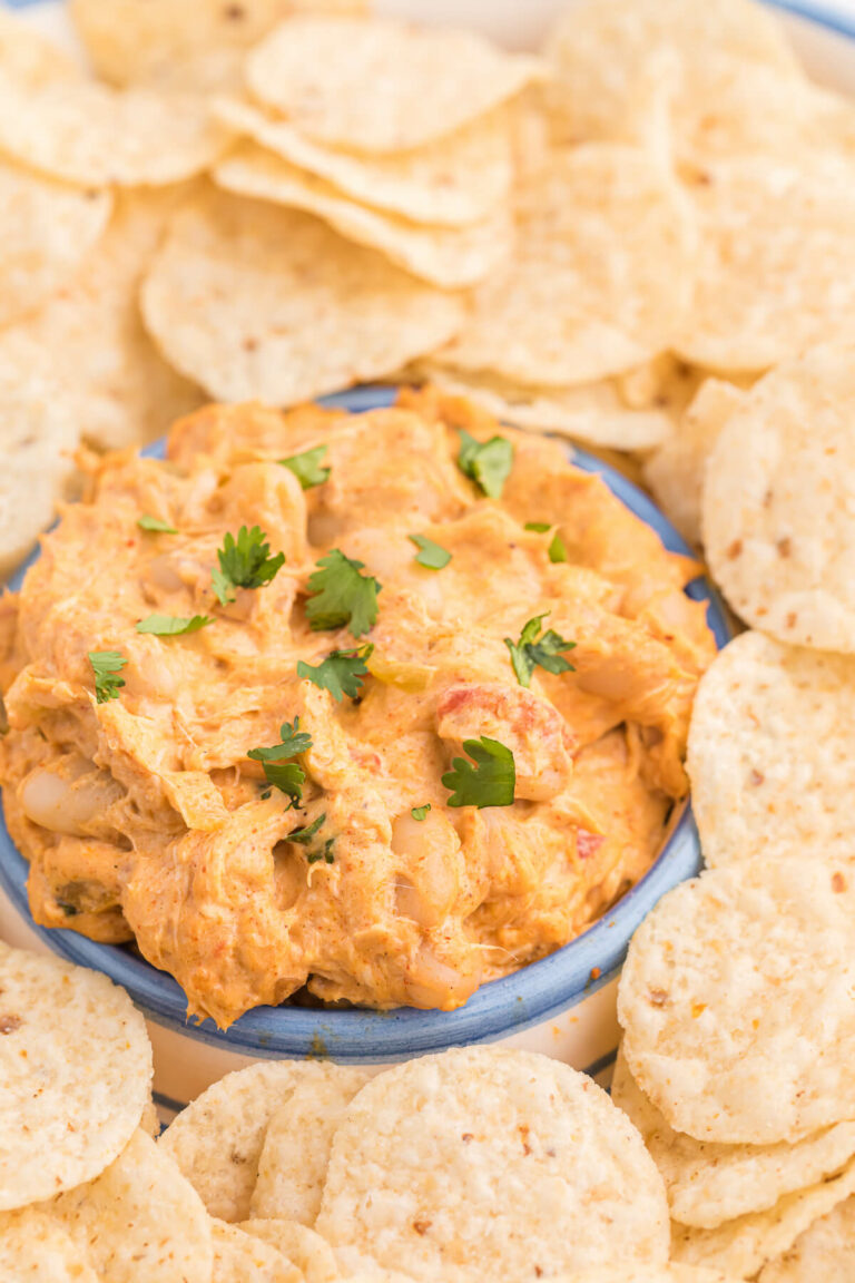 Crockpot White Chili Chicken Dip